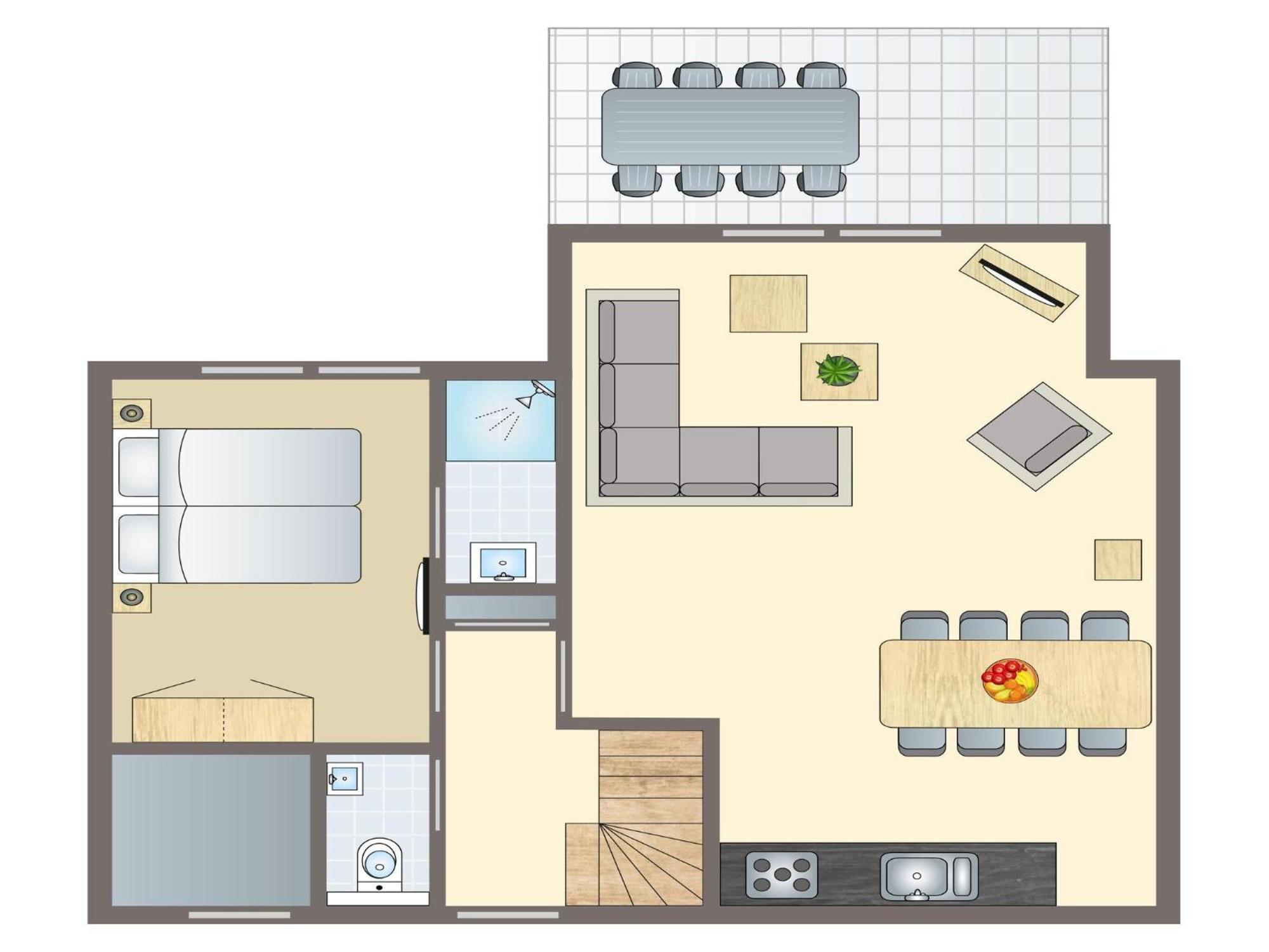 Vakantiehuis Comfortable Home, 700 M From The